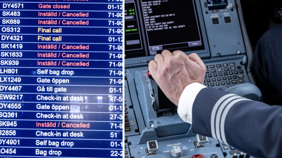 900 SAS-piloter väntas strejka natten till onsdag 29 juni