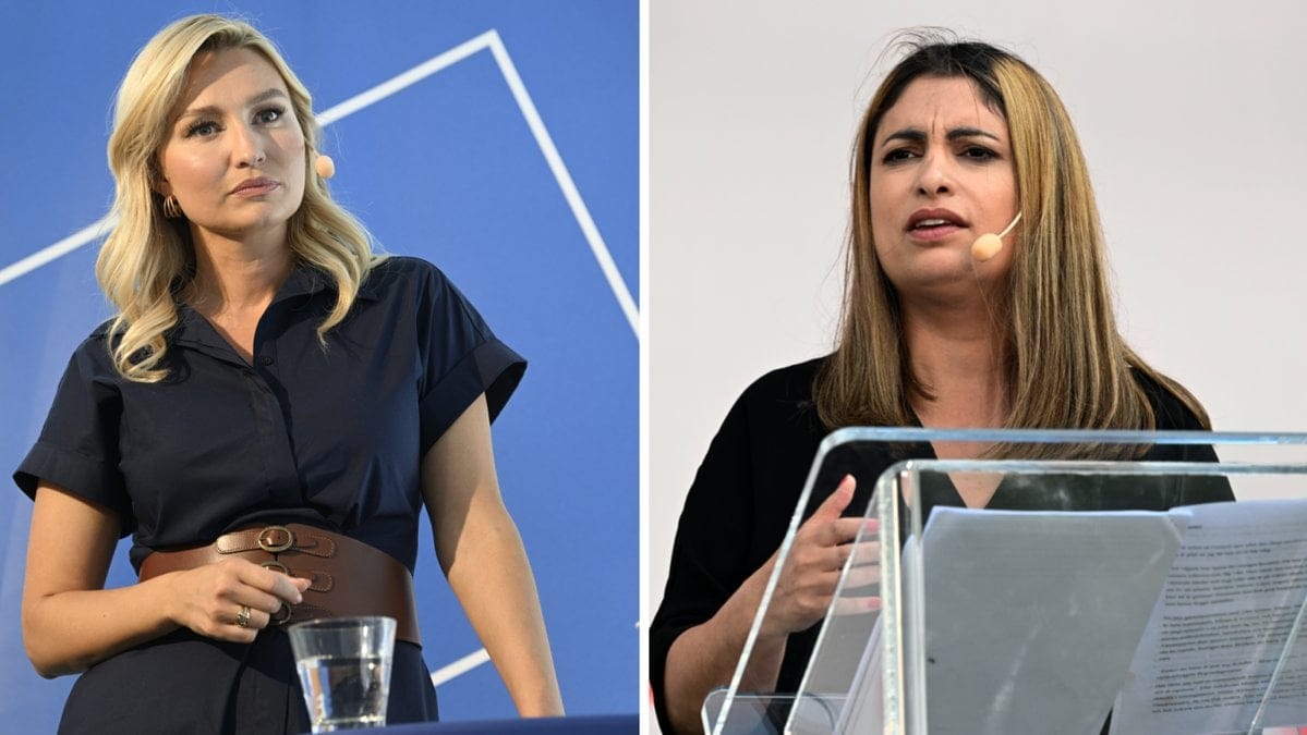 Ebba Busch och Nooshi Dadgostar bemöter Annie Lööfs uttalande.