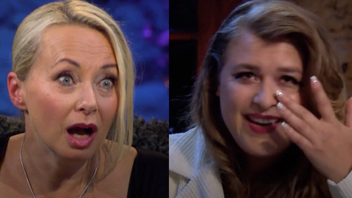 Linnea Henriksson och Louise Hoffsten i Så mycket bättre.