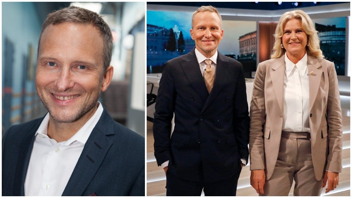 Anders Holmberg jobbar som programledare på SVT.