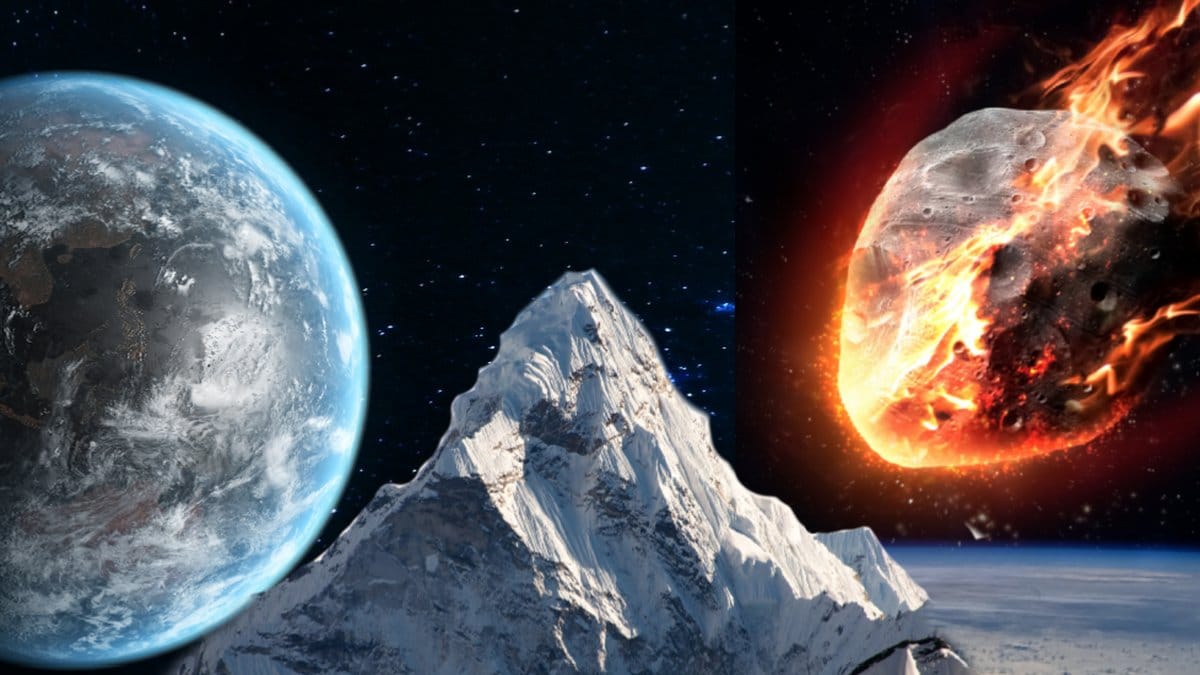 Asteroid närmar sig jorden