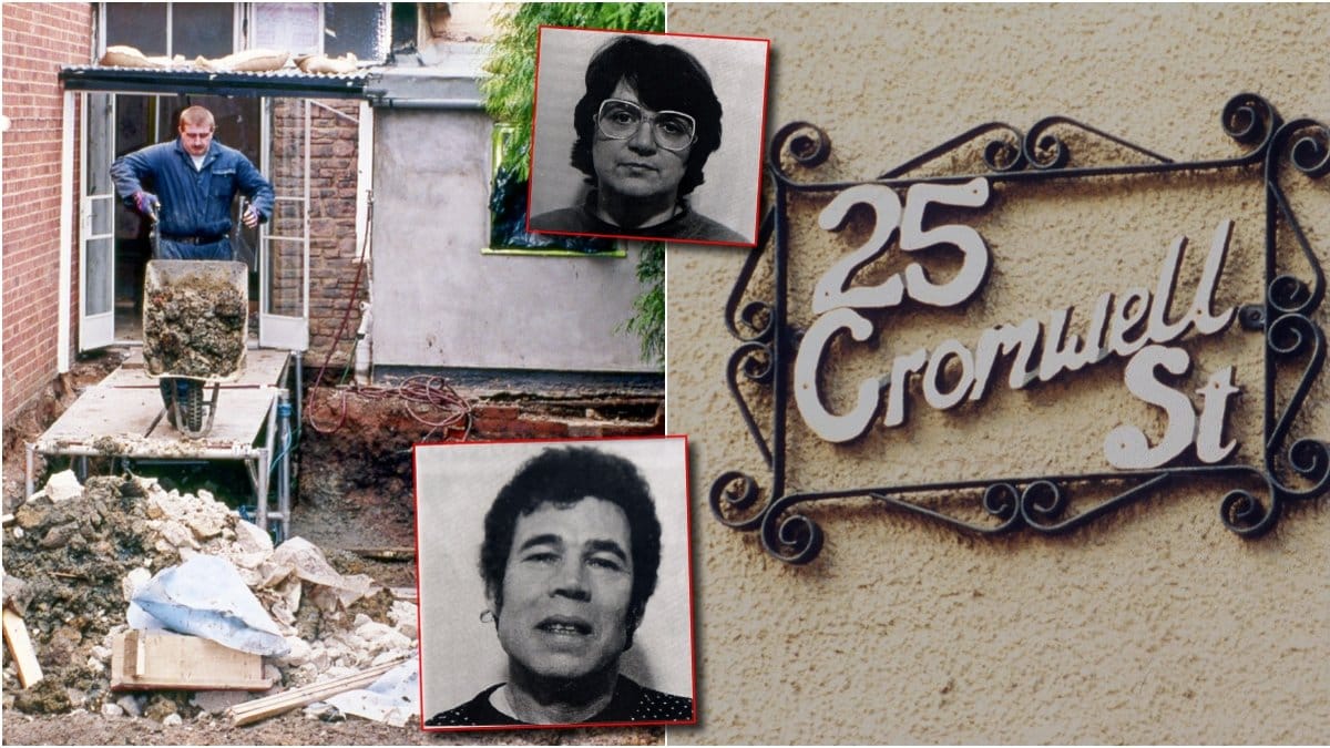 25th Cromwell Street samt Fred och Rose West.
