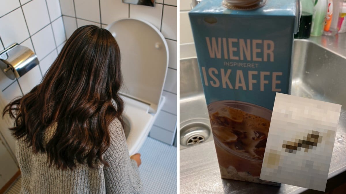 Emma menar att hon hittade en mask i iskaffet hon beställt online.