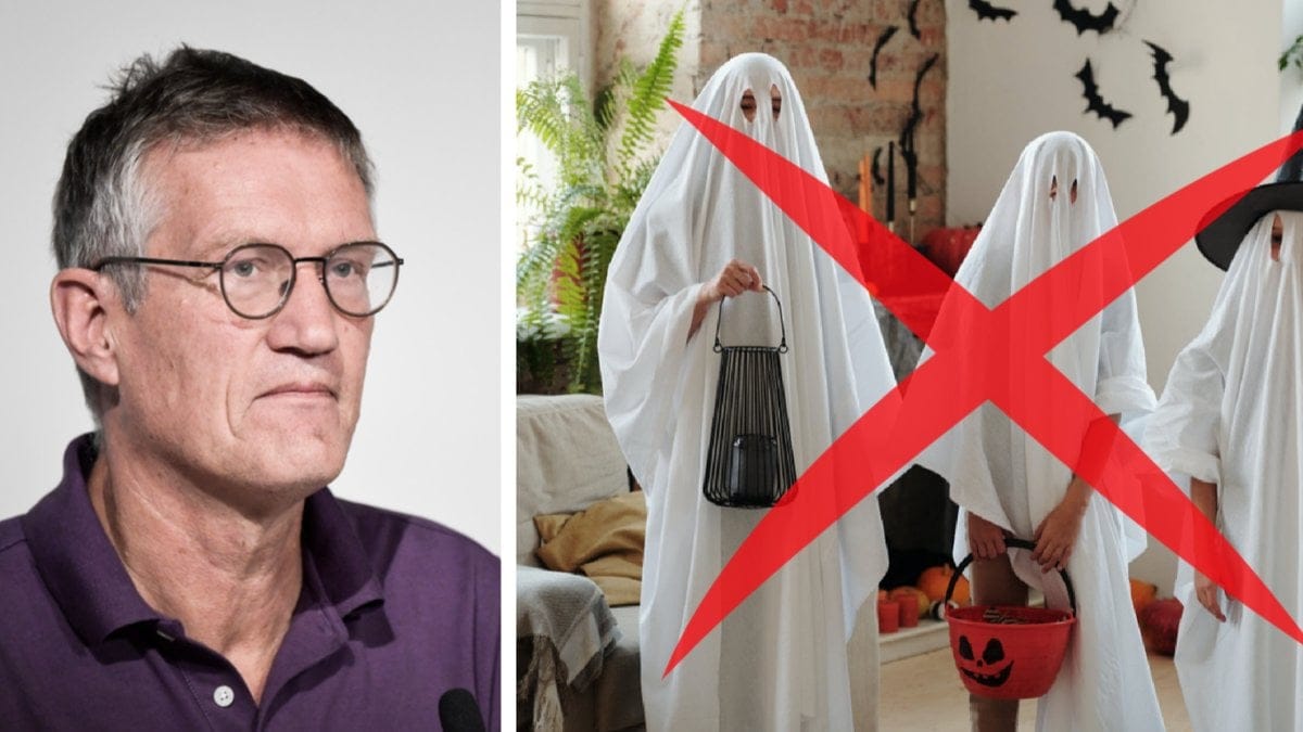 Tegnells tvärvändning: Stanna hemma på Halloween