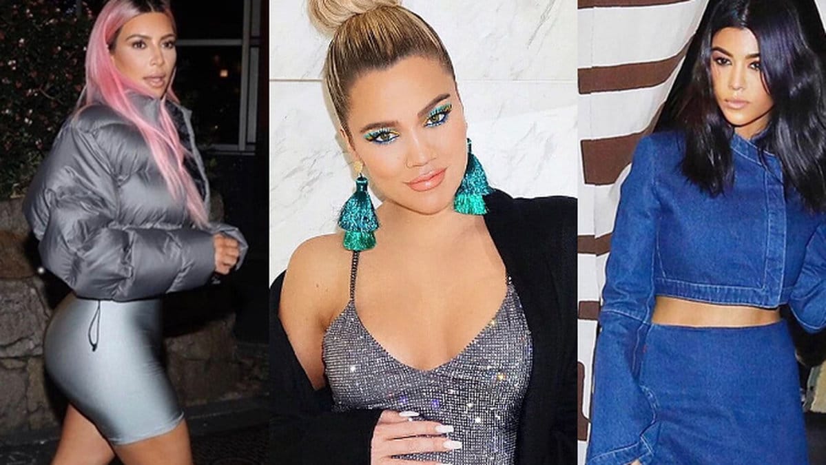 Kim, Khloé och Kourtney Kardashian i Tokyo.