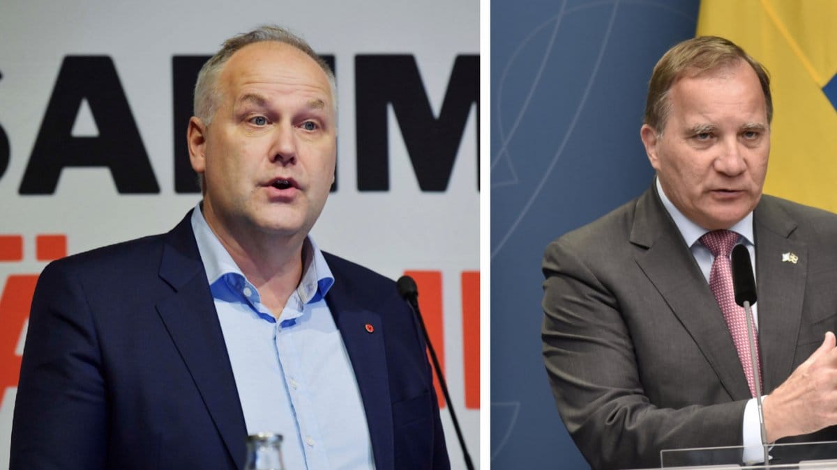 Jonas Sjöstedt kritiserar Stefan Löfven i en rad tweets.