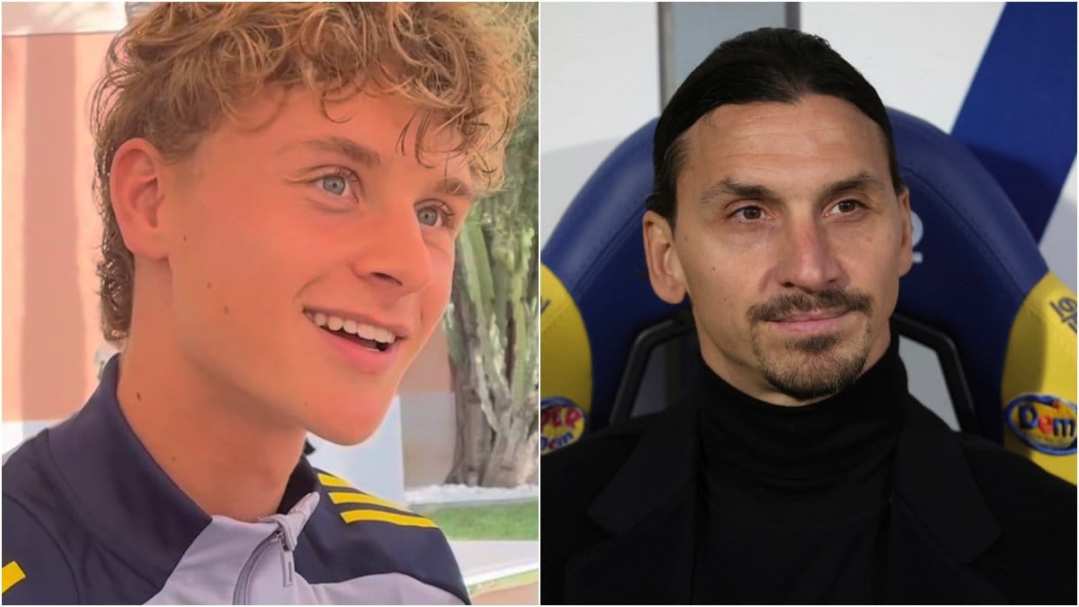 Vem är egentligen Maximilian Ibrahimovics idol på planen? Det är i alla fall inte pappa Zlatan.