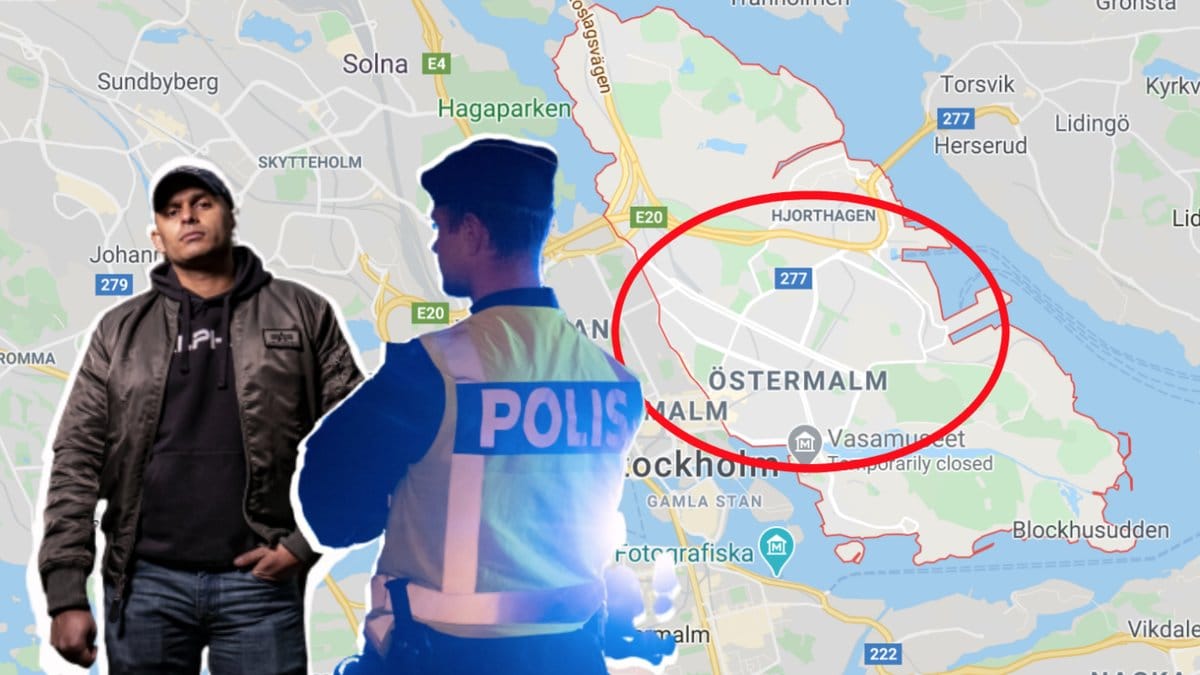Poliserna på plats vid Insats torsk talar ut.