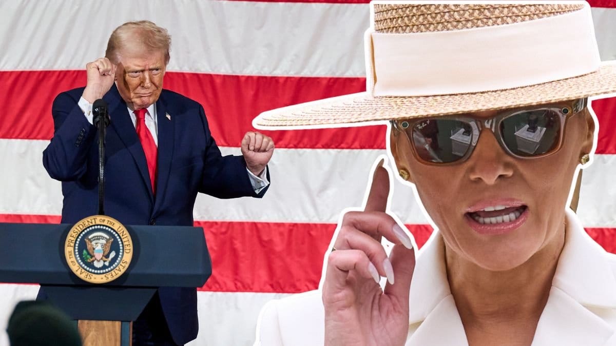 Donald och Melania Trump