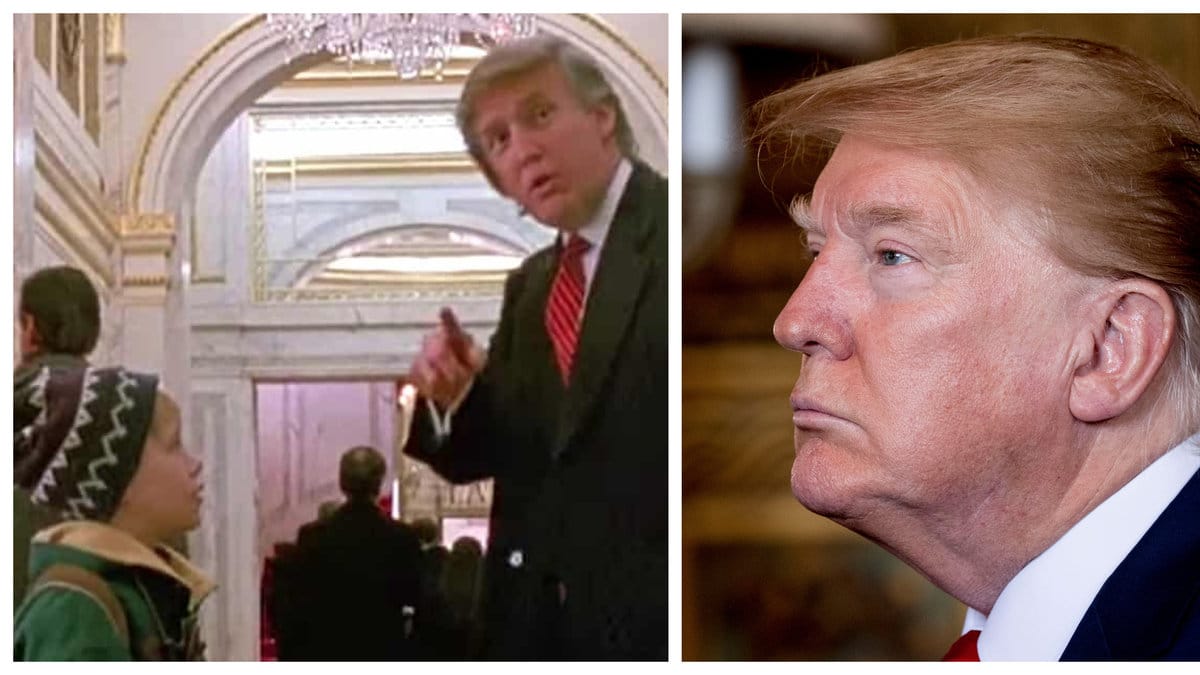 Presidentens scen är bortklippt. 
