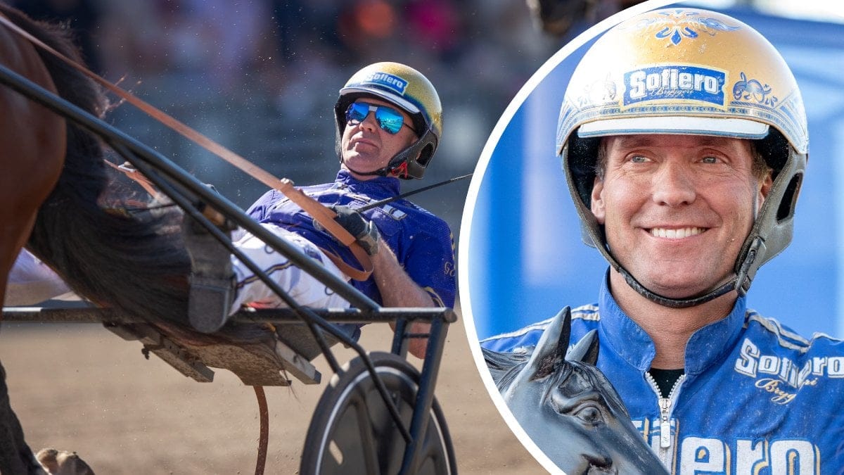 Björn Goop i samband med Elitloppet.