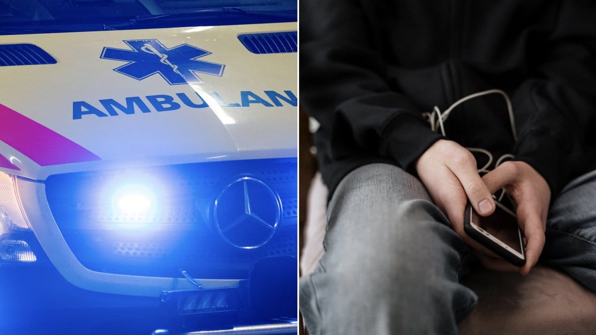En kvinna avled i sitt hem efter en hjärtinfarkt. Genrebilder.