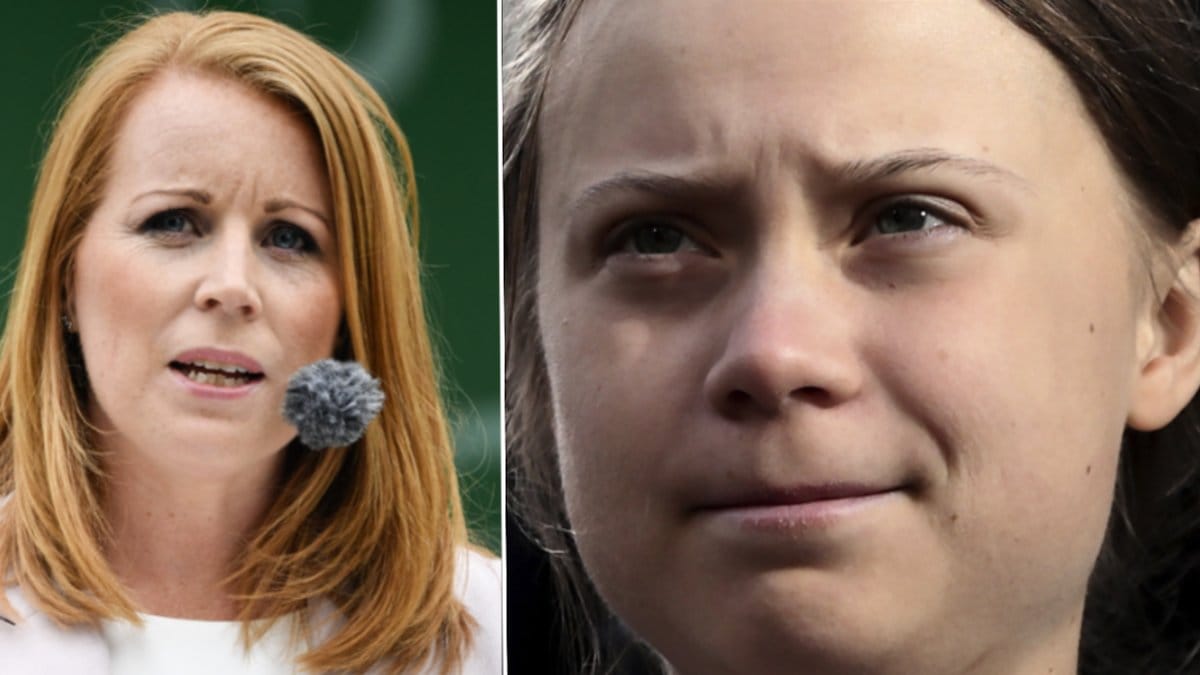 Greta Thunberg och Annie Lööf 