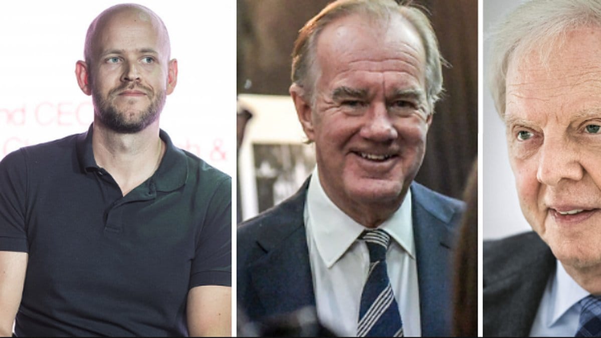 Daniel Ek, Stefan Persson, Bertil Hult