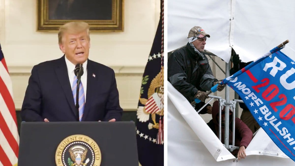 Trump höll tal