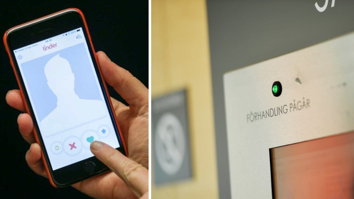 Genrebilder på dejtingapp och tingsrätt