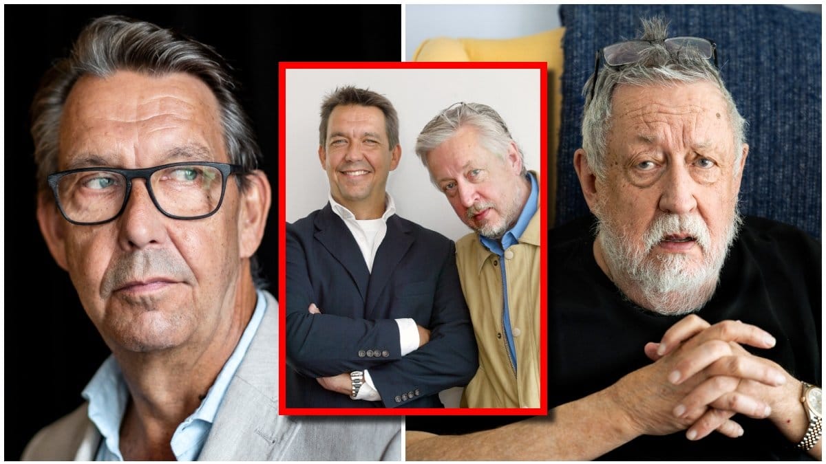 Hasse Aro och Leif GW Persson