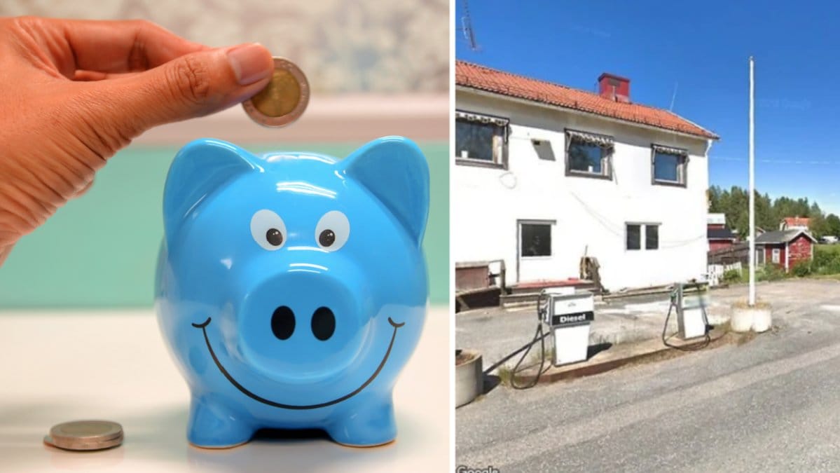 Spargrid och ett hus i Sverige.