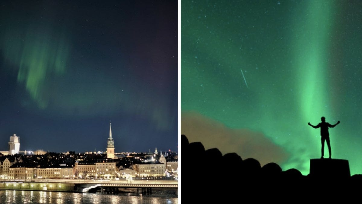 Mest mörker i de nordligaste delarna av landet nu. Men norrskenet kan lysa upp.