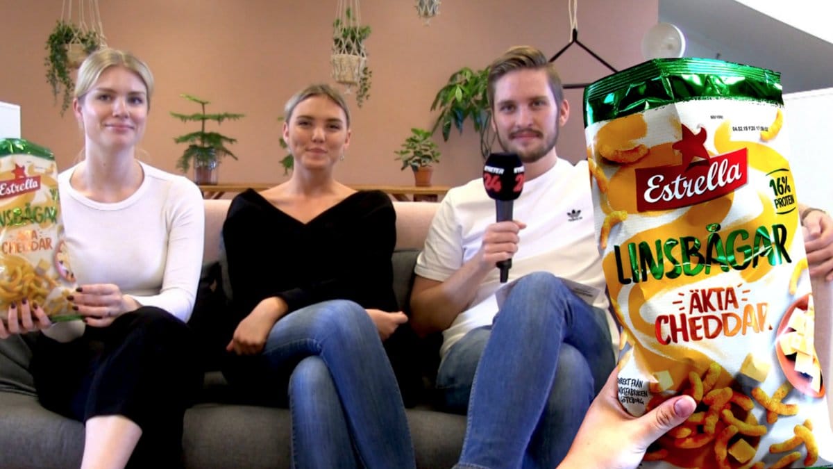 Nu finns linsbågar med cheddarsmak