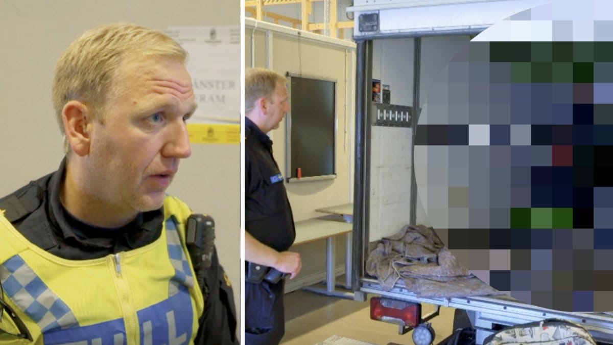 Tullens gruppchef Stefan gör en annorlunda upptäckt vid en kontroll.