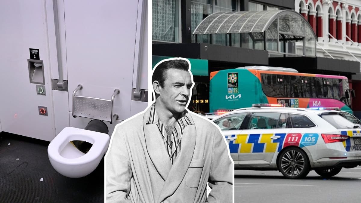 Toalett, James Bond, polis