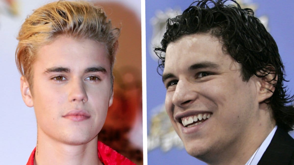 Justin Bieber, Sidney Crosby