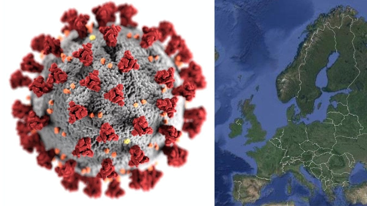 Corona minskar i Europa