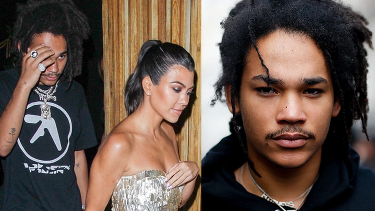 Luka Sabbat och Kourtney Kardashian i Hollywood.