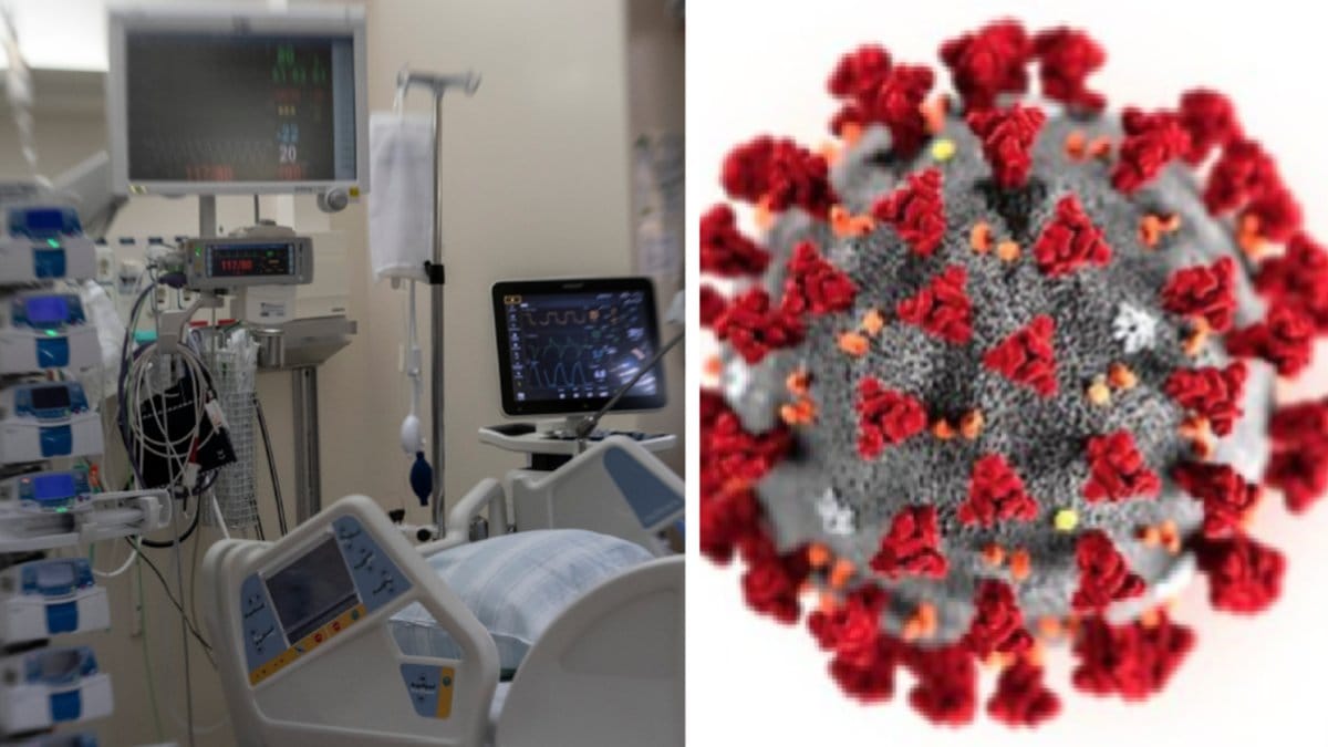 Coronasmittat spädbarn vårdas på intensiven