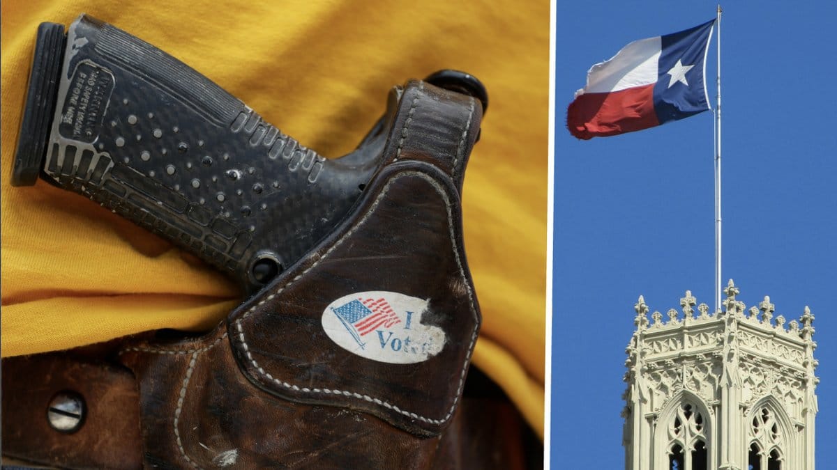 Den första september införs nya vapenlagar i Texas