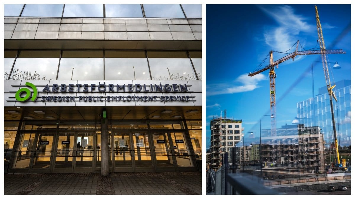 arbetslösheten stiger, särskilt bland svenska infödda män.