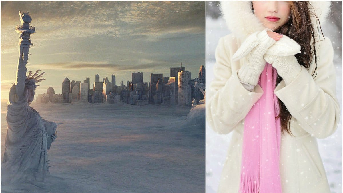 Det råder snökaos i Sverige