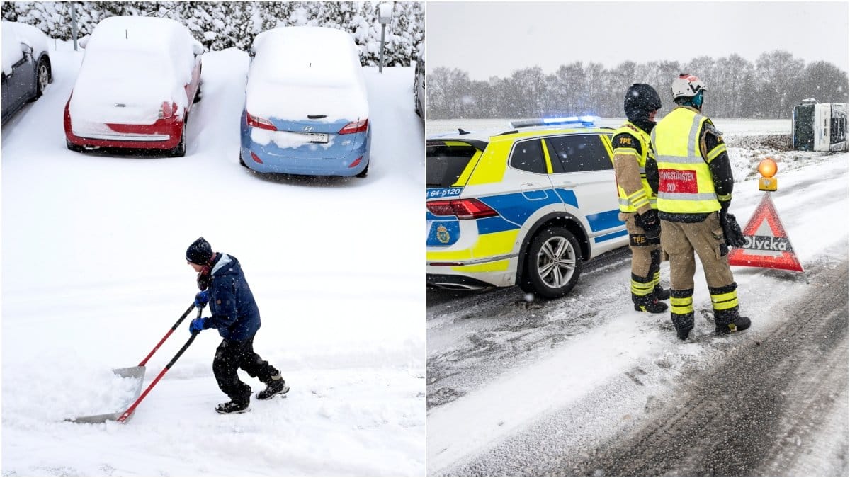 SMHI har utfärdat flera varningar. 