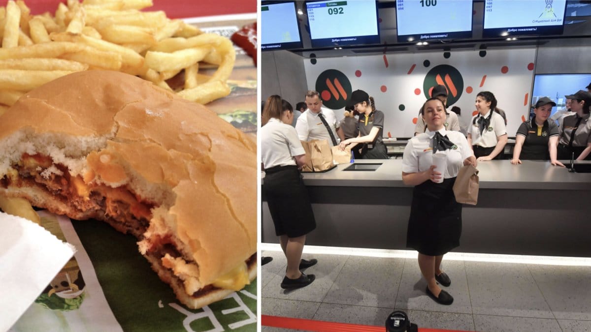 Kunder på nya ryska McDonald’s” vittnar om möglel
