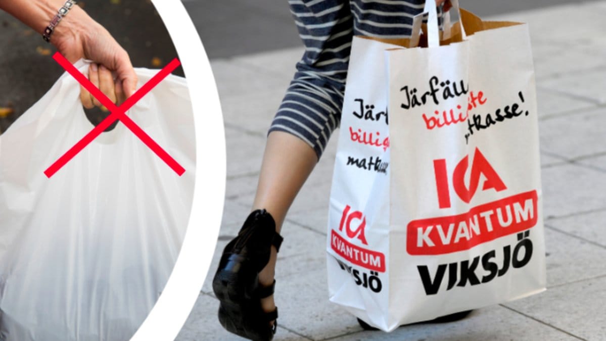 Ny studie: Plastpåsar inte sämre för klimatet än andra påsar.