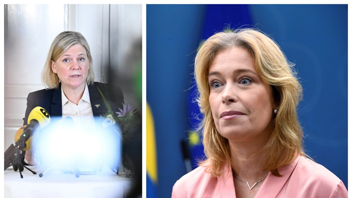 Magdalena Andersson (S) kommenterar nu Annika Strandhälls (S) nya betalningsföreläggande.