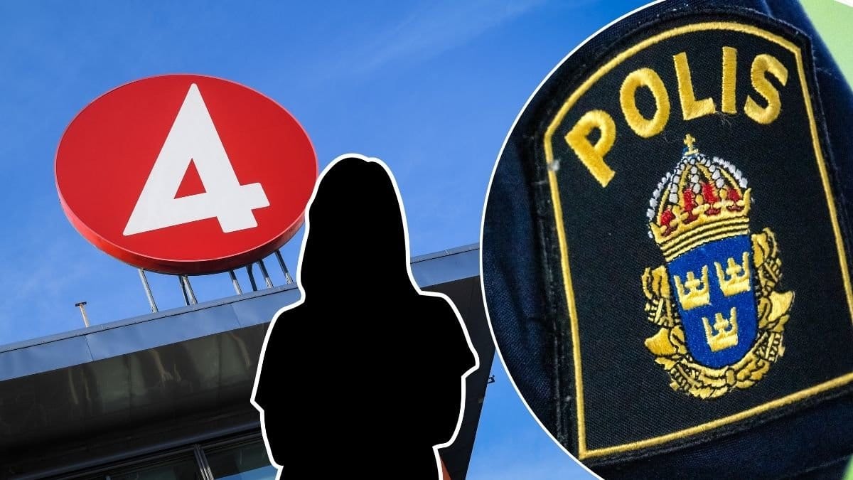 TV4, siluett av en kvinna och polis.