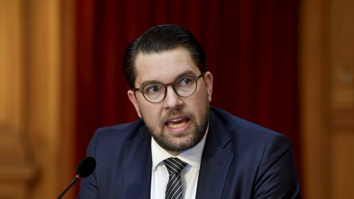 Sverigedemokraternas partiledare Jimmie Åkesson.