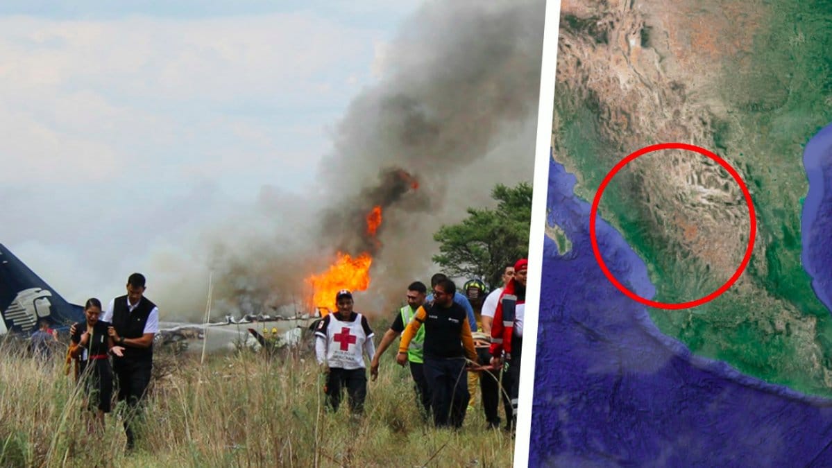 Flygolycka i Durango, Mexiko. 