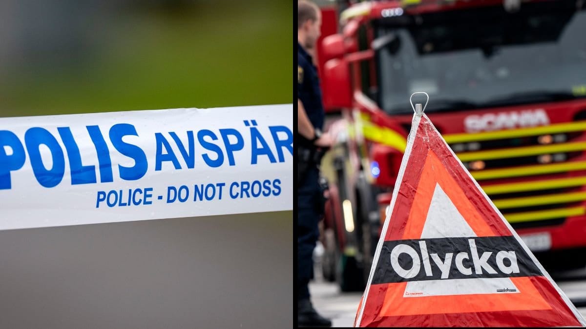 Avspärrning, brandkår.