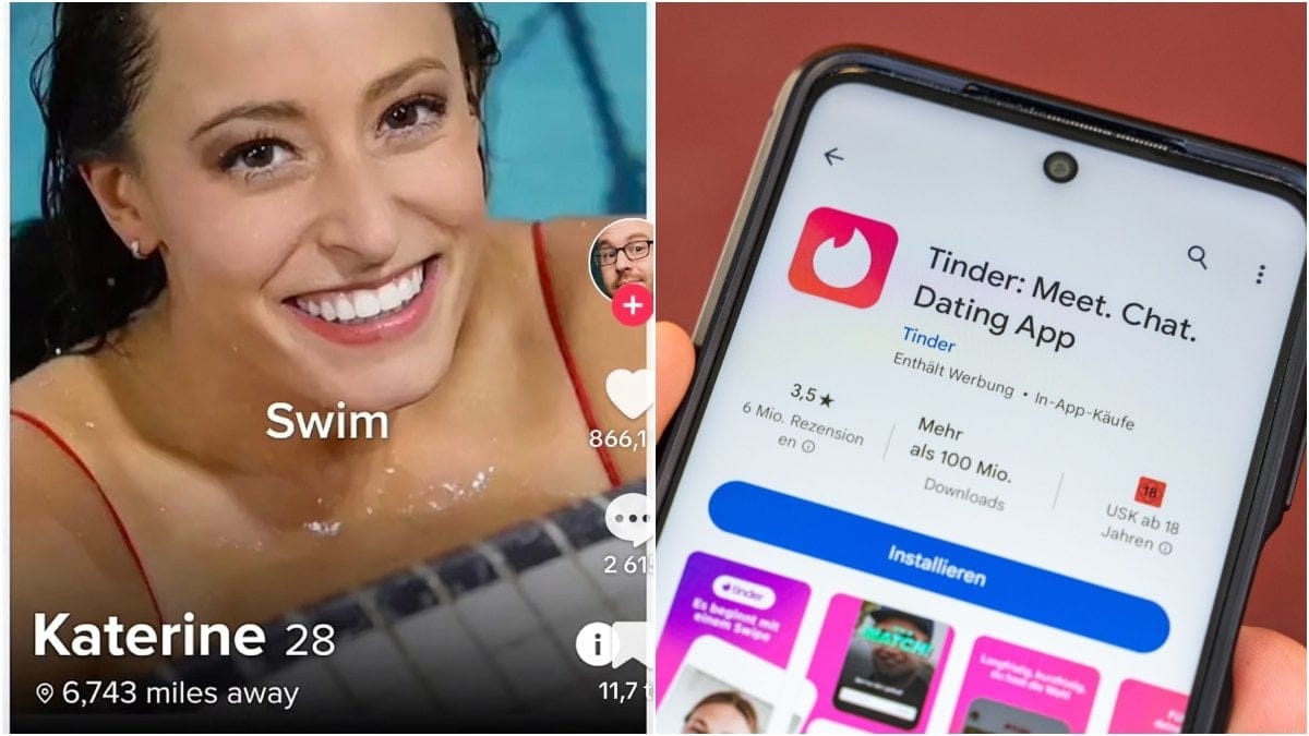 Tinder förekommer i OS-byn