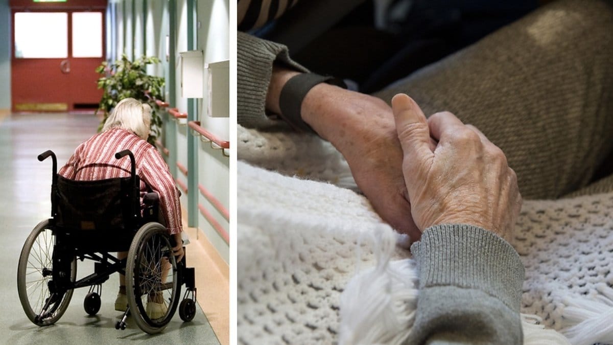 Kvinnan lämnades ensam på en bänk i Strömstad en vinterdag. Arkivbild.