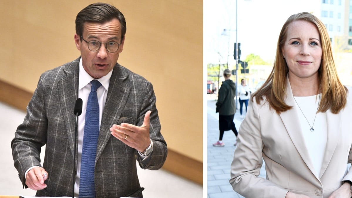 Ulf Kristersson (M) hoppas på Annie Lööfs (C) stöd.