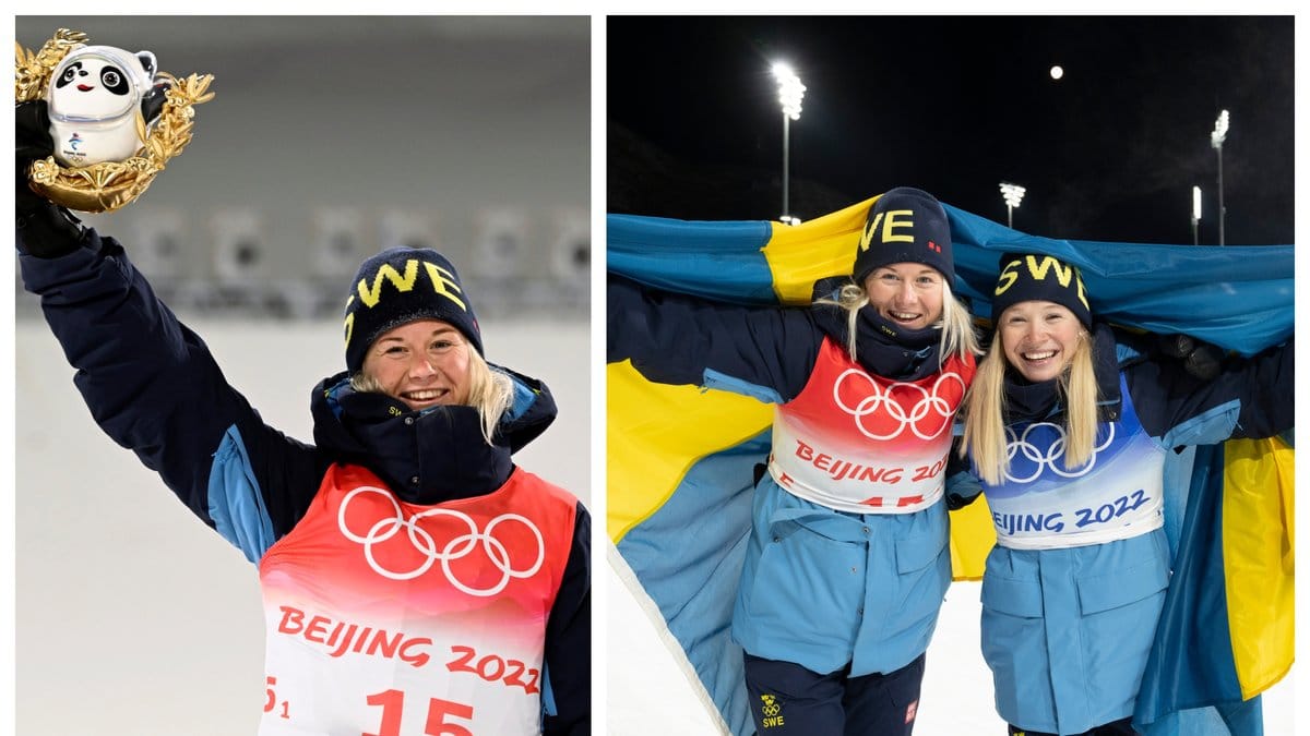 Maja Dahlqvist slet hårt för OS-silvret i längdsprinten.