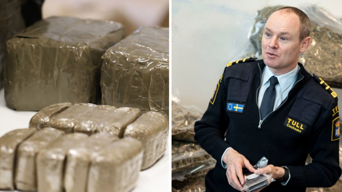 Spansk polis har gjort ett jättebeslag av hasch.