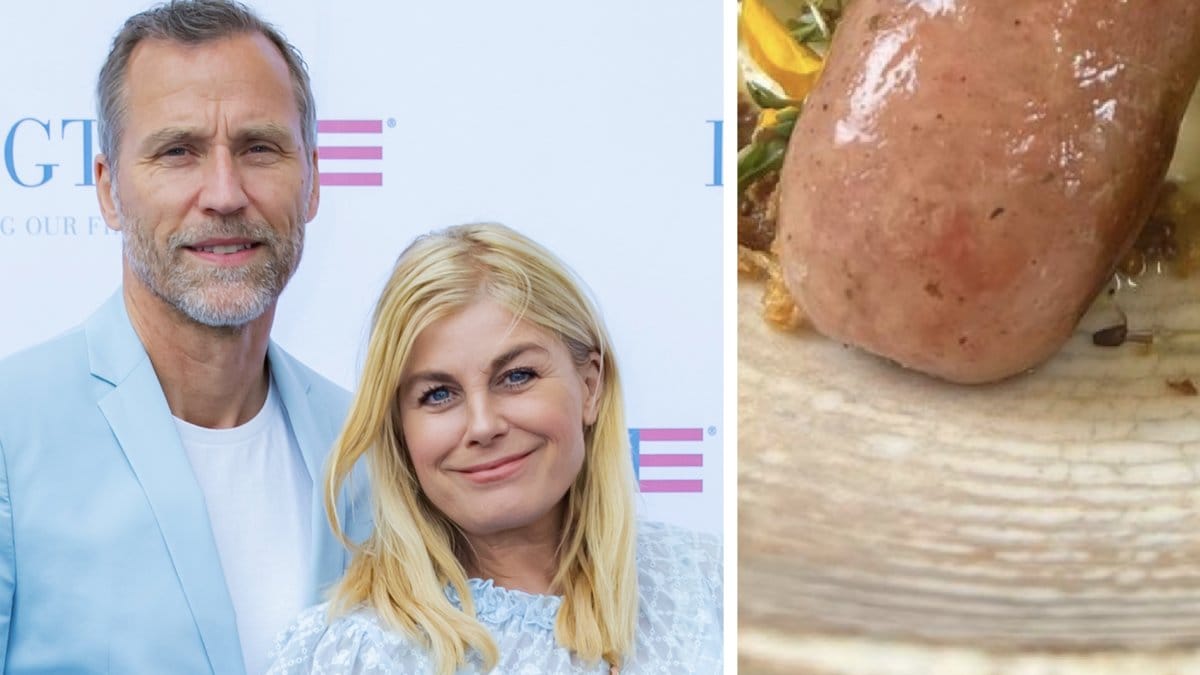 Pernilla Wahlgrens lunch fick pojkvännen Christian Bauer att reagera