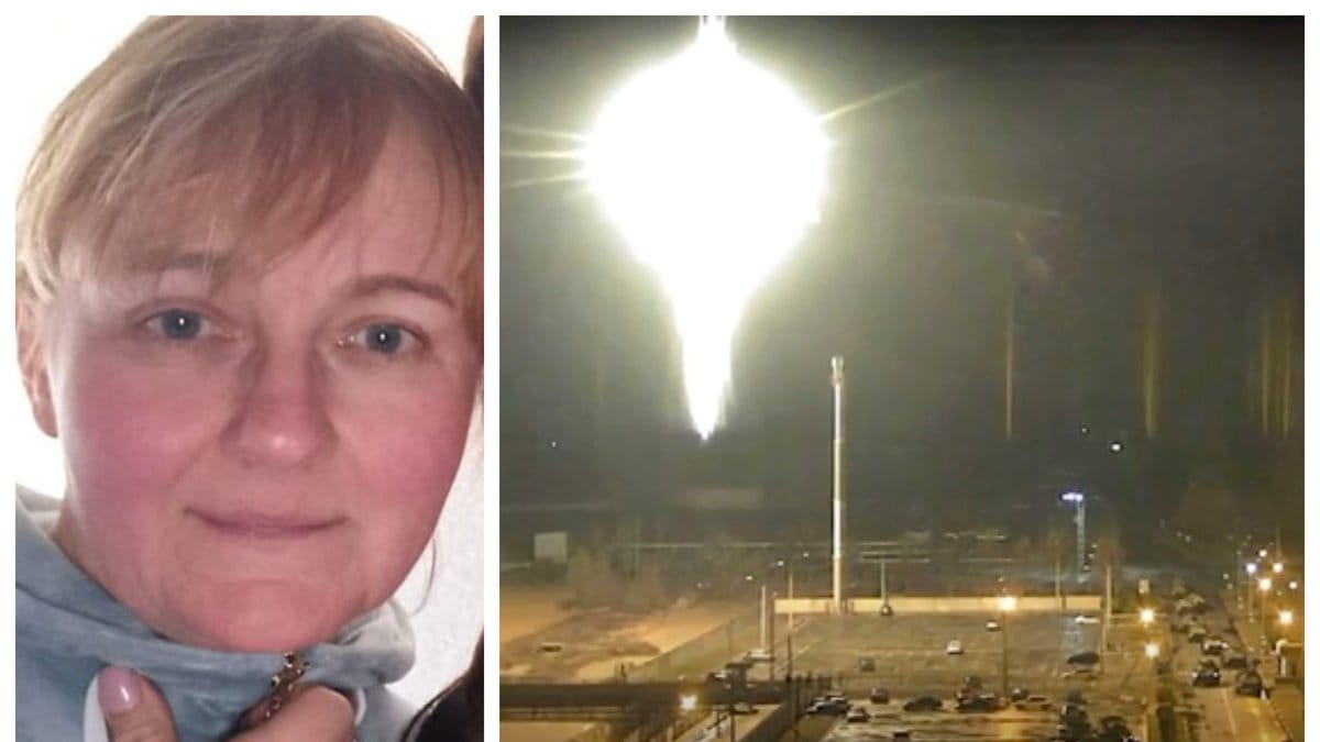 Olha jobbar på kärnkraftverket som nu kontrolleras av ryska styrkor.