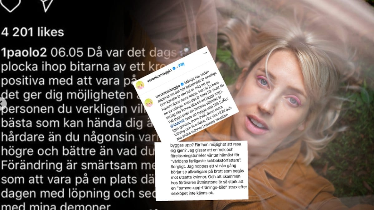 Veronica Maggio ryter ifrån efter Paolo Robertos inlägg.