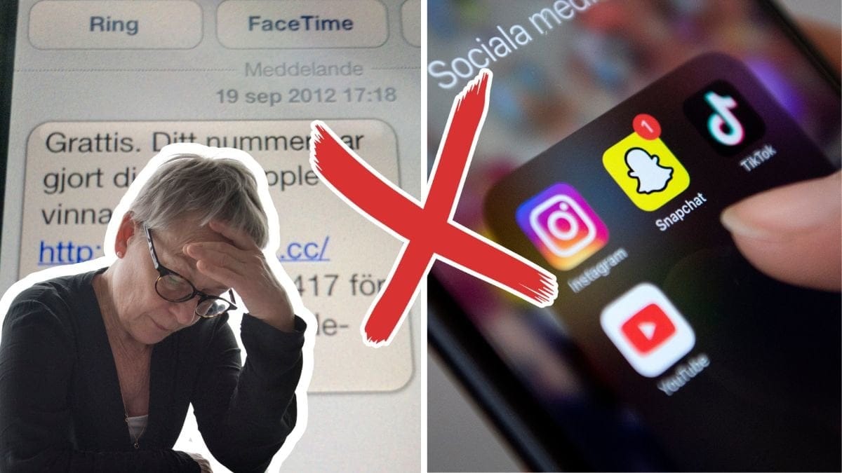 Appar, mobil, kvinna